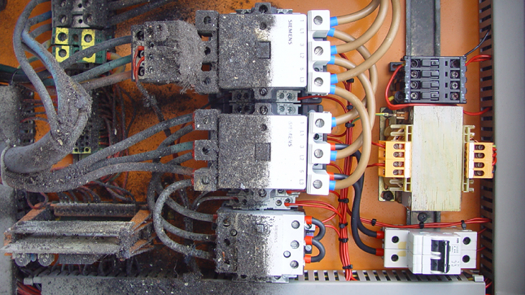Cryosnow Cleaning Of Electrical Components And Control Cabinets